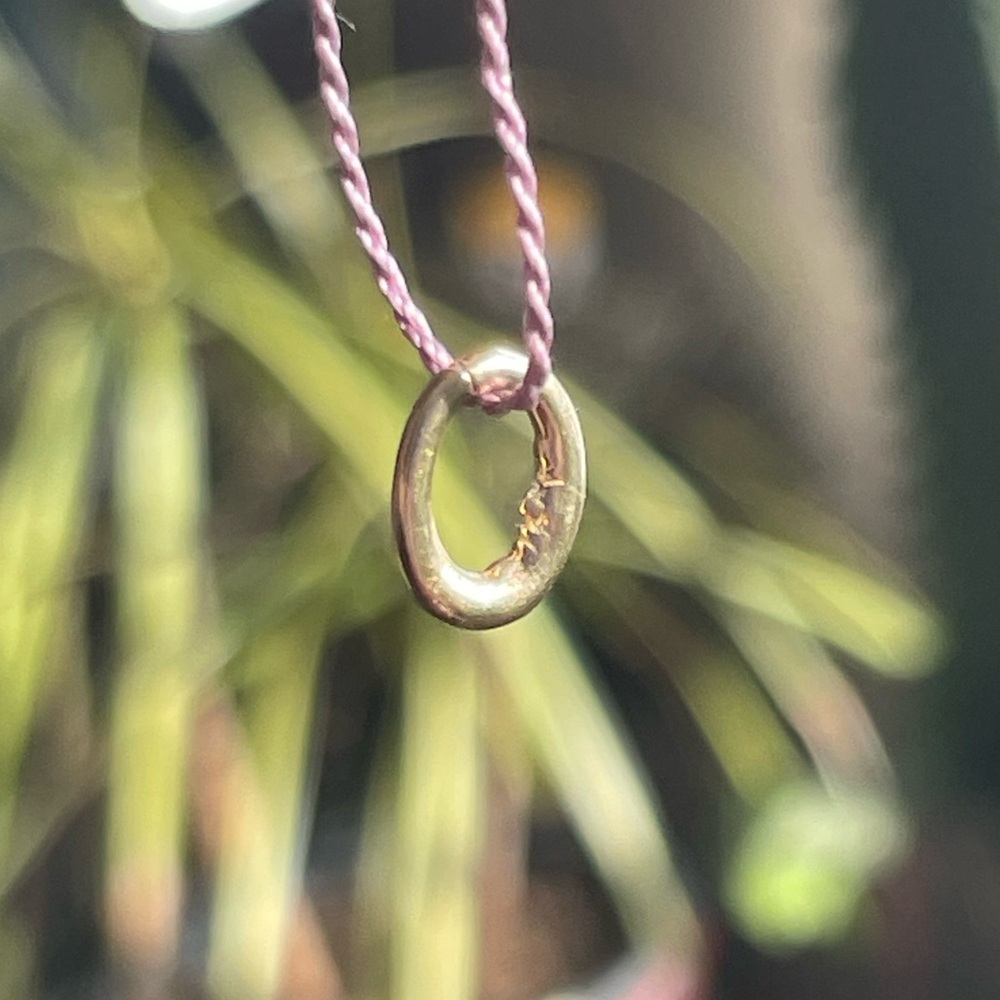 Local Eclectic Solid 9K Gold Ring Charm!